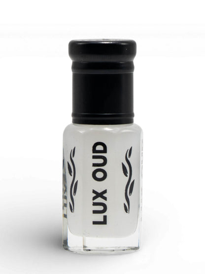 UAE exclusive Lux Oud Arabian Secret Musk perfume bottle with elegant design, 6ml size, luxurious scent.