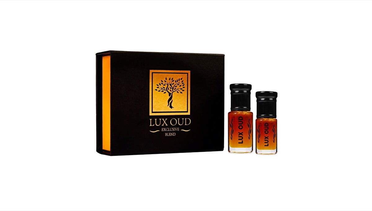 Representative Lux Oud branded fragrance range and packaging; illustrative only, not a product-specific photo of Vanilla Oud