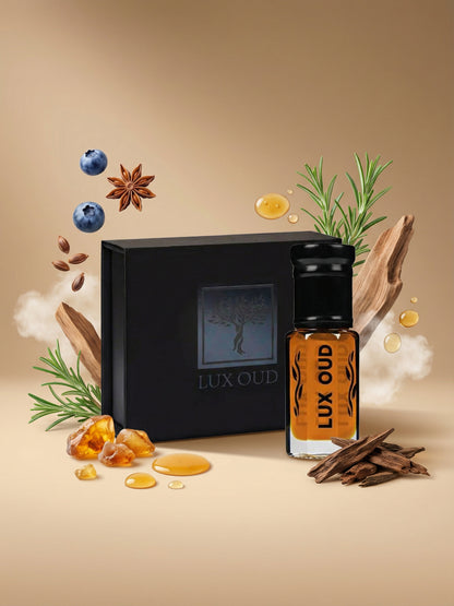 Honeyed Oud 3ml perfume oil included in The Everyday Trio